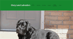 Desktop Screenshot of glorylandlabradors.com